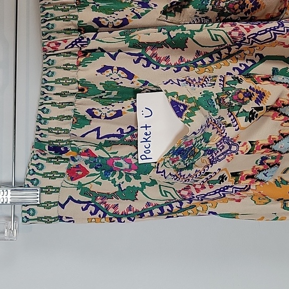 ZARA printed flared pants Boho 8156/044 - Picture 9 of 9